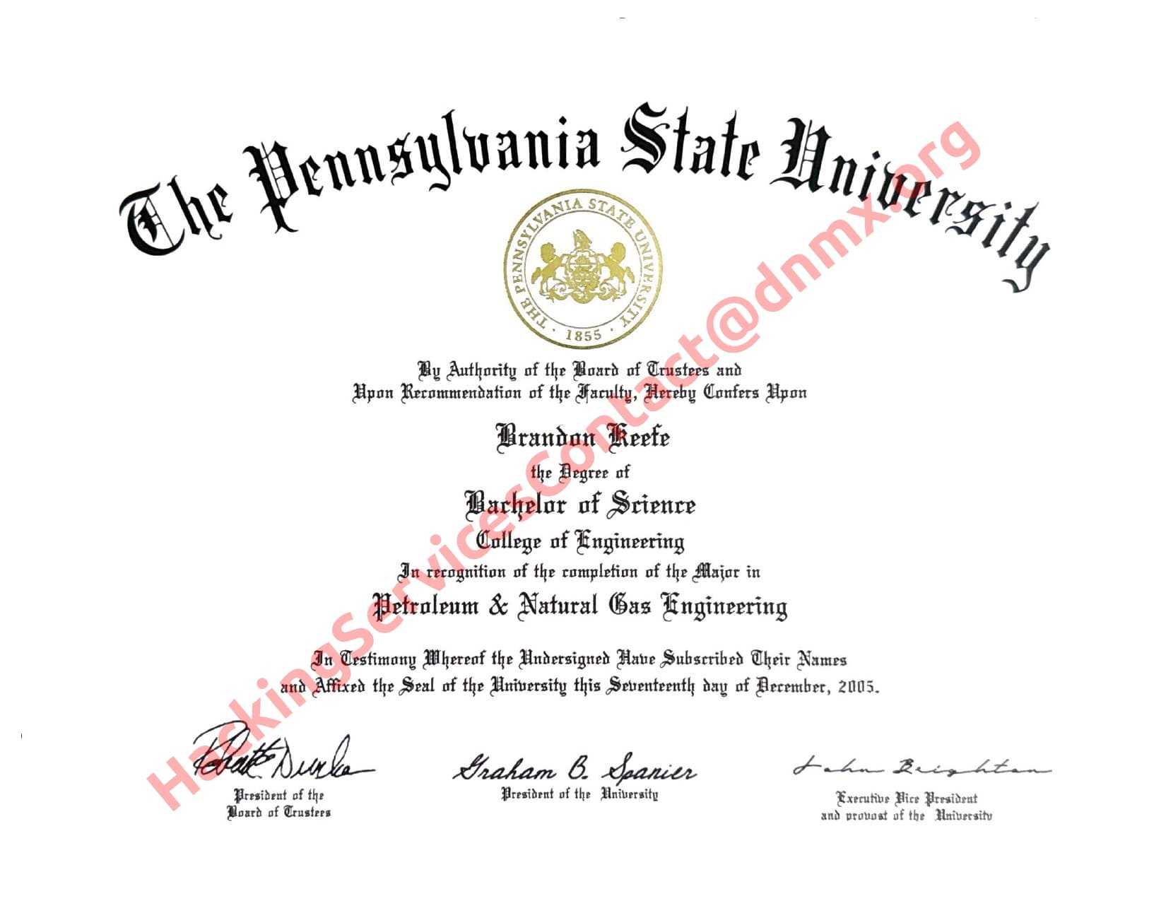 University Degree